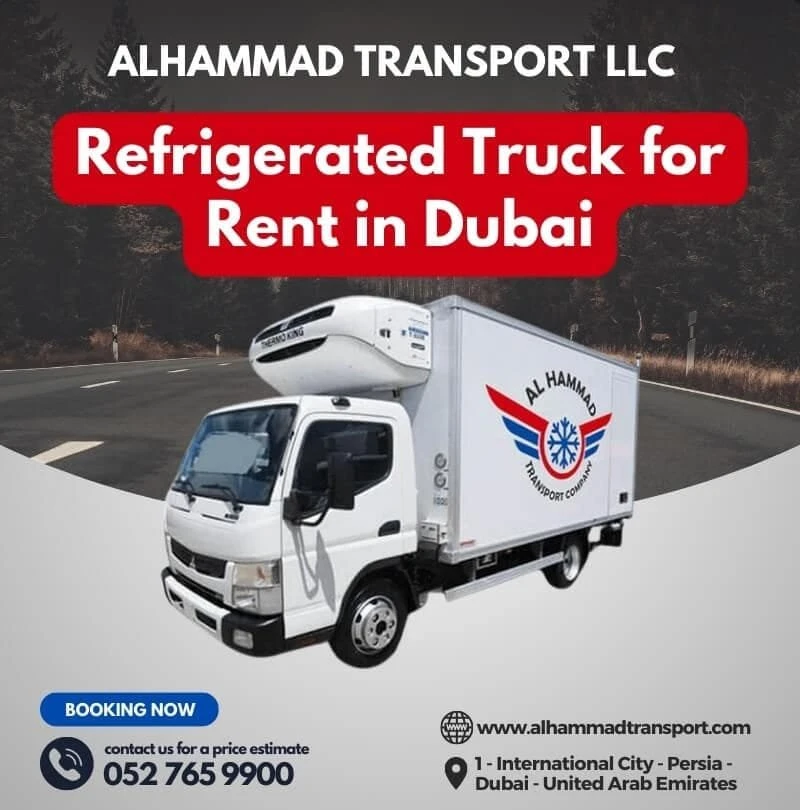 Refrigerated Truck for Rent in Dubai